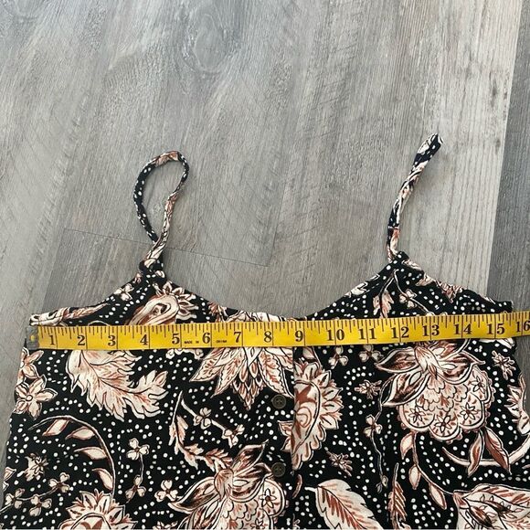 P.J. Salvage Paisley Button Front Top Soft Medium Loungewear - Picture 7 of 8